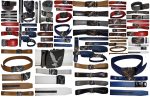 Men's Belt Leather Dress Casual Auto Lock belt Self locking buckle 30 to 50 inch