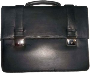 Men's Leather Briefcase Business case Attaché case carry on bag New Document bag
