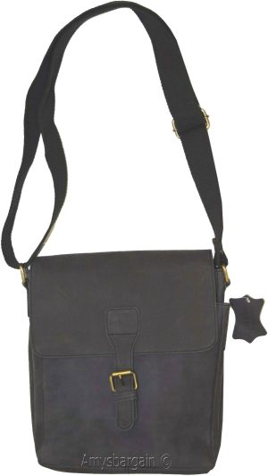 Men's bag Leather men's Shoulder bag Gentlemen's leather bag Nubuck Leather bag
