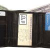 New Men's Trifold Leather Wallet 2 Bill slots ID credit card space Brand new