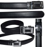 men's leather dress/casual belt auto lock buckle size 43-46" new me3n's belt