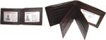 2 Men's Wallet. Soft Leather 9 Card Holder 3 ID windows Billfold Wallet Brd New