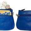 2 new women's leather change purse coin bag women’s wallet bag mini pouch
