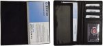 Women/Man's Leather Checkbook Wallet Unbranded Black checkbook cover new