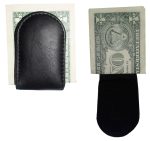 leather mini money clip magnetic money clip holds a stock of bills brand new