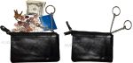 Lot of 2. Change Purse, Leather mini wallet, Card case, Zip coin case, key ring