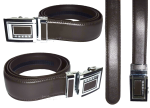 Lot of 2. Men's Belt. Brown Automatic lock belt Size 44-46 inches Dress belt BN*
