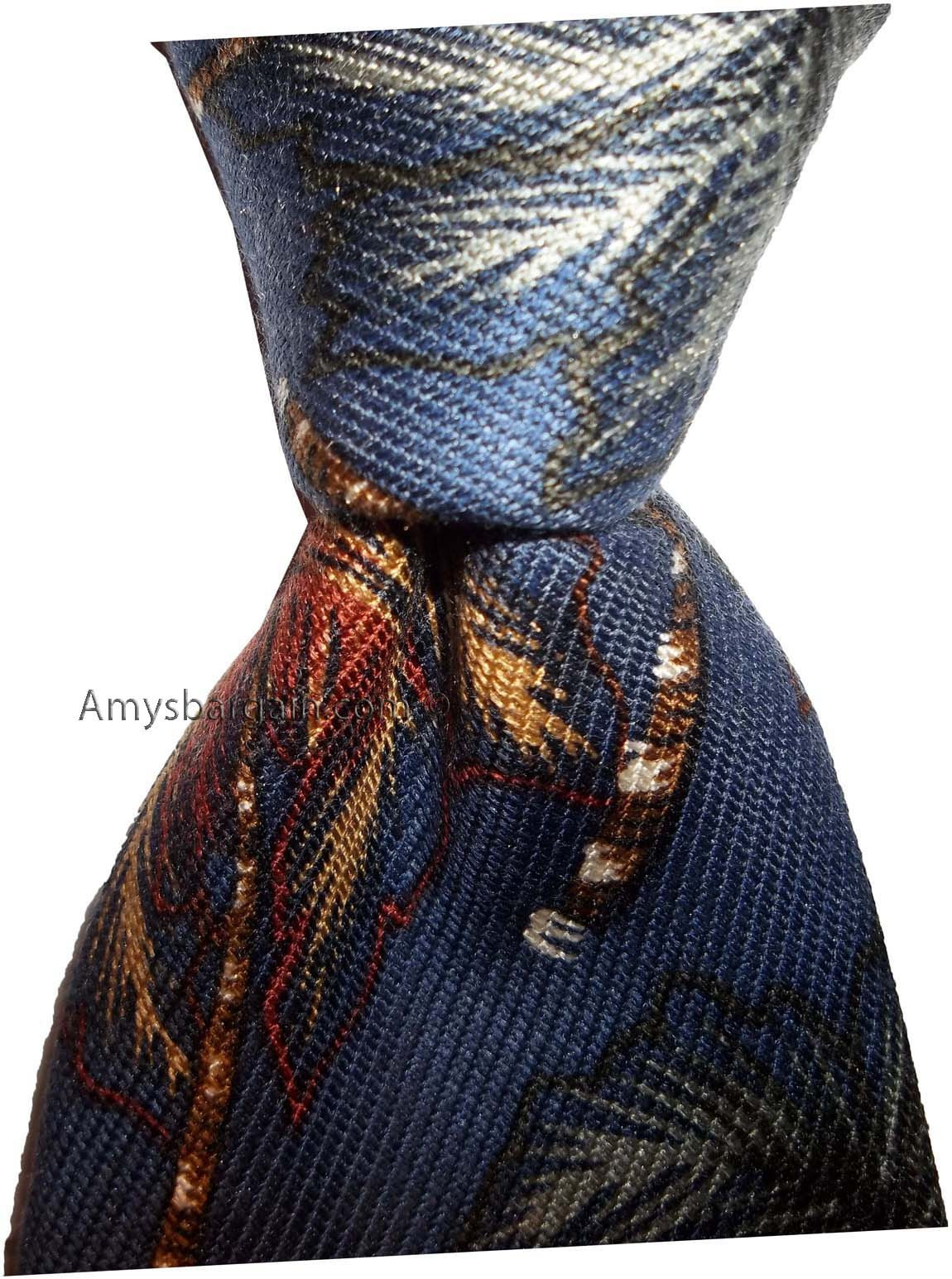 Lot of 3 Men's tie Cutter and Buck Designer Silk Men's Neck Wear Made in USA - Image 13