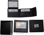 Men's Leather wallet RFID Bifold genuine leather 2 billfold 2 ID. New in Box