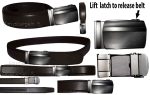Real Leather Men’s Belt. (M) Automatic lock. Dress + Casual belt. Fashion belt".