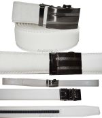 Real Leather Men’s Belt. (XL) Automatic lock. Dress & Casual belt. Fashion belt"