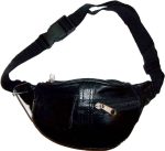 Small leather waist pouch waist bag leather bag fanny pack up to 38 adjustable