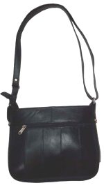 Women's Leather expandable shoulder bag carryon bag leather handbag brand new