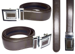 men's leather dress/casual belt auto lock buckle size 48-50" new men's belt
