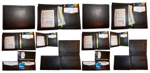 Lot of 12 New Style Trifold Leather Man’s Bifold wallet men's Billfold wallet BN