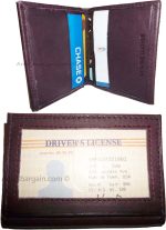 Lot of 2 Leather business card credit card case ID ATM wallet Card carrier new