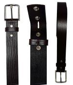Men's Belt. Size Large. Solid Leather Belt. Men's Brown Strong Leather Belt NWT