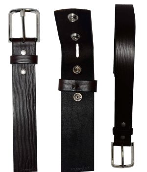 Men's Belt. Size Large. Solid Leather Belt. Men's Brown Strong Leather Belt NWT