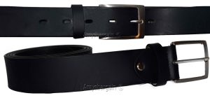Men's Leather Belt, (L) Cowhide one sole Leather Belt. Casual belt, Black belt