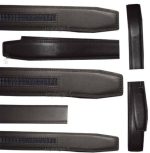 Men’s Leather belt strap, Automatic sliding buckle Auto-lock Strap only