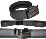 Men’s belt Real leather (L) automatic lock dress & casual belt fashion belt