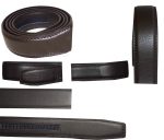Men’s brown leather belt strap Size L. 38" strap Genuine leather New Strap only