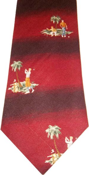 Men's tie, Designer ties Cutter & Buck tie 100% Silk Tie Neck wear Made in USA