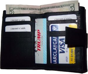 New small ladies leather wallet compact wallet credit card wallet women's wallet