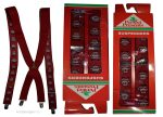Santa Claus Suspenders. Christmas Gift item. X-Mas gift suspenders Clip on B New