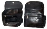 Leather backpack knapsack rucksack genuine leather bag book bag day bag