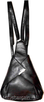 Leather backpack, medium daypack Genuine leather knapsack backpack brand new