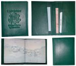 Leather passport cover USA wallet, Passport case new ID card Holder #199