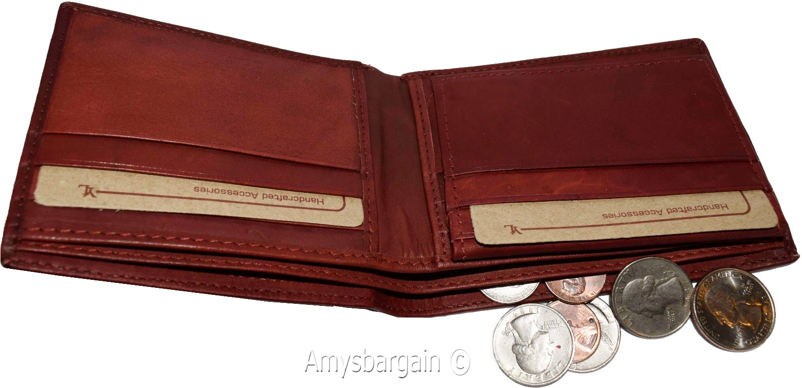 Lot of 2 Men's Leather Wallet, Bifold Wallet, Detachable 2 ID 3 Card piece BNWT - Image 12