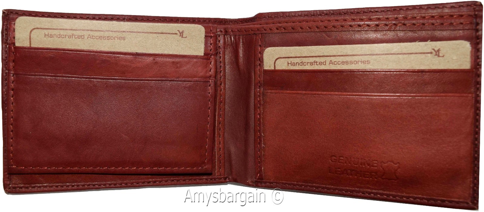 Lot of 2 Men's Leather Wallet, Bifold Wallet, Detachable 2 ID 3 Card piece BNWT - Image 4