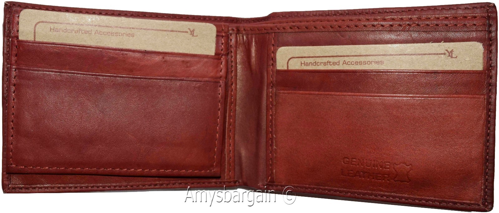 Lot of 2 Men's Leather Wallet, Bifold Wallet, Detachable 2 ID 3 Card piece BNWT - Image 6
