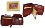 Men's zip around Leather Wallet. Bifold zip around wallet. Fiza wallet in box BN