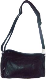 Woman's leather handbag black leather bag day bag Pocketbook new fashion bag