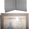 Lot of 2 Leather business card credit card case ID ATM wallet new card carrier