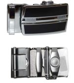 Men's Belt Buckle Auto sliding Self locking ratcheting track line new buckle #92