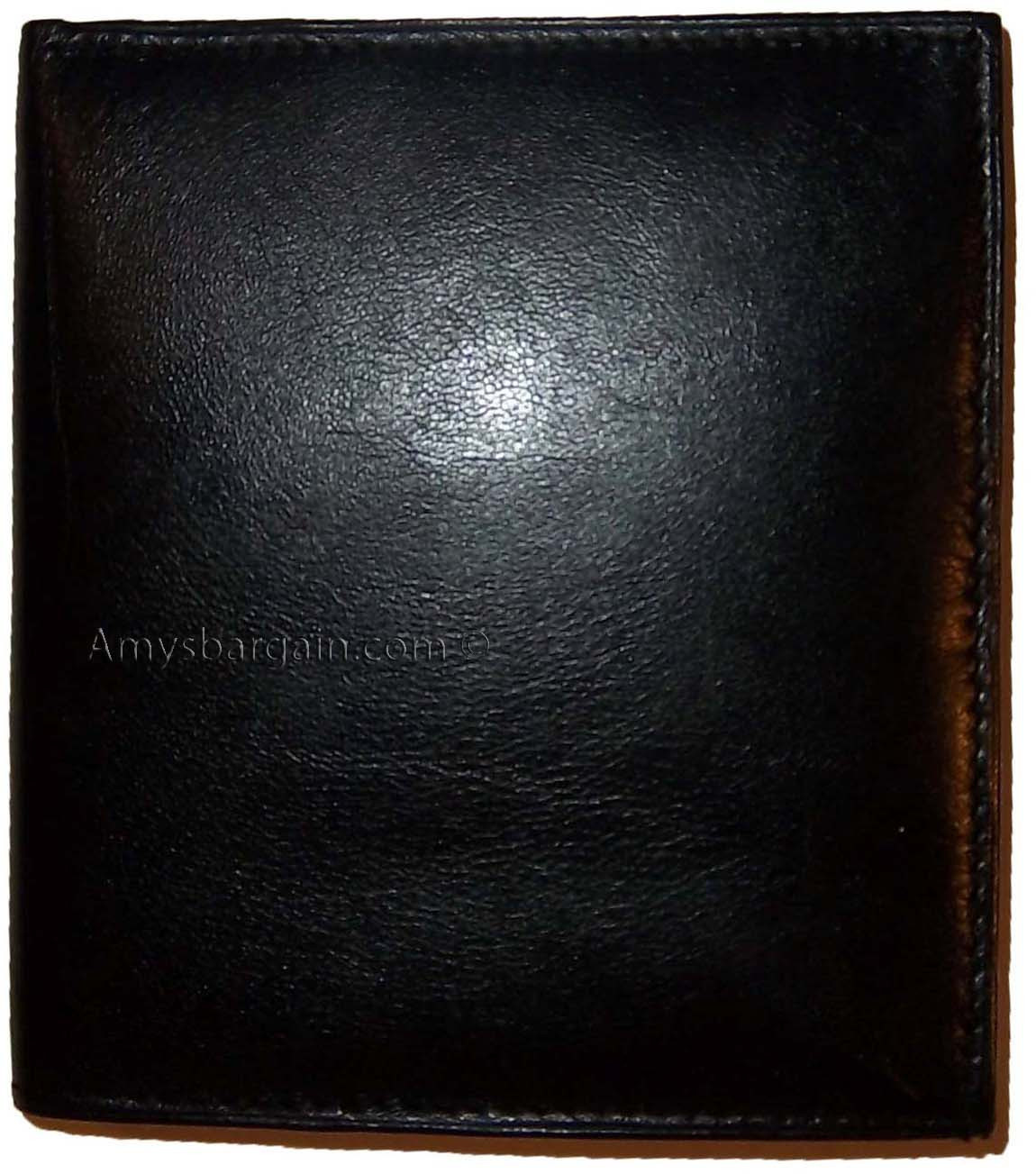 Men's wallet. Leather Hipster wallet USA Euro Int'l currencies zip coin purse BN - Image 11