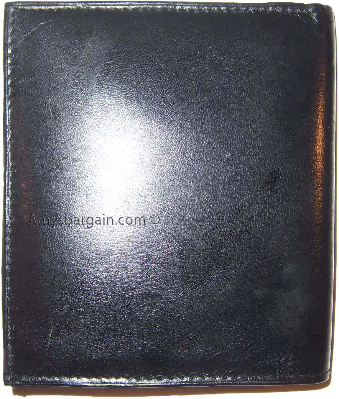 Men's wallet. Leather Hipster wallet USA Euro Int'l currencies zip coin purse BN - Image 4