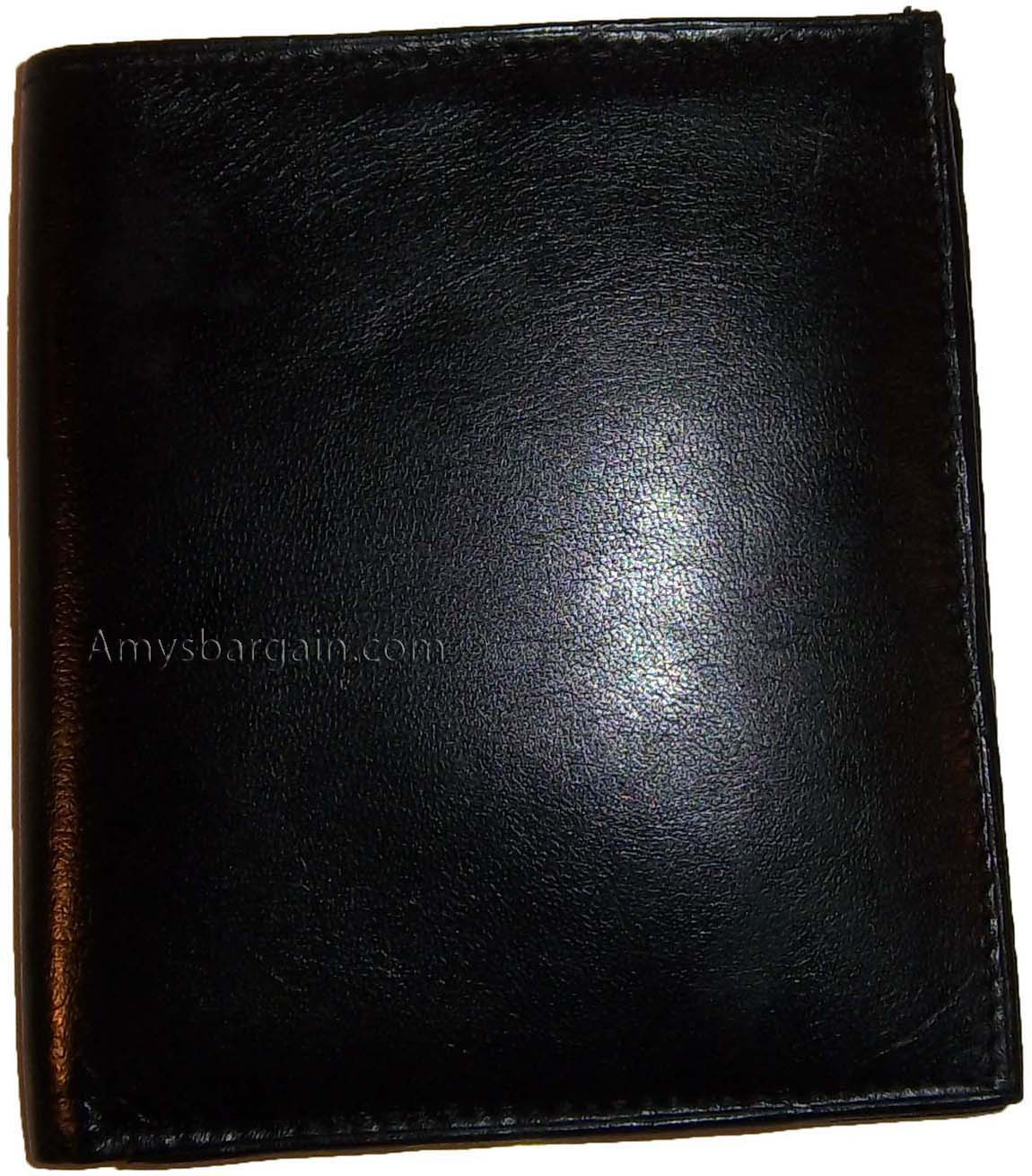 Men's wallet. Leather Hipster wallet USA Euro Int'l currencies zip coin purse BN - Image 7