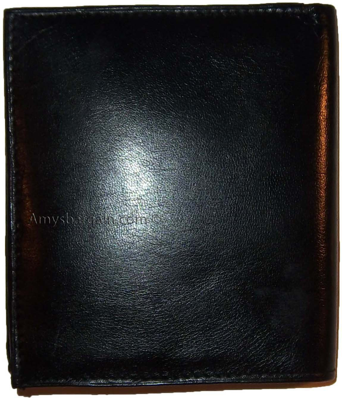 Men's wallet. Leather Hipster wallet USA Euro Int'l currencies zip coin purse BN - Image 9