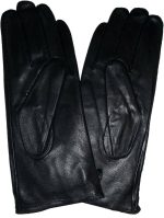 New Woman's Soft Leather Gloves Black Warm Winter Gloves BN Les Guant De Cuir**