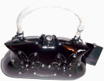 Women's evening bag hand bag dressy bag purse fashion bag new metalic bag