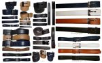 men's belt leather dress belt automatic lock men's casual leather belt up to 50"