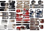 Comfort Slide Click Leather Automatic Belt Men's Buckle Lock Dress Jeans BN 50"
