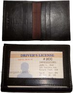 Lot of 2 Leather business card credit card case ID ATM wallet Card carrier BNWT