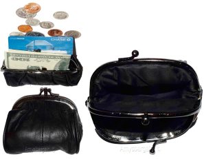 Lot of 3 Change Purse, leather coin case, Women’s mini pocket Change coin case