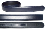 Men’s navy blue leather belt strap size L 38" leather strap brnd new strap only